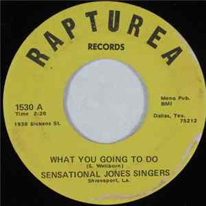 Sensational Jones Singers - What You Going To Do / I Don't Know What It Is FLAC