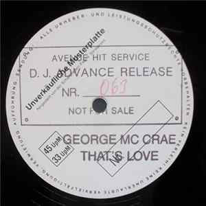George McCrae - That's Love FLAC