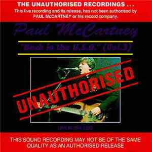 Paul McCartney - Back In The U.S.A. (Vol. 3) FLAC