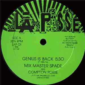 Mix Master Spade And Compton Posse - Genius Is Back FLAC