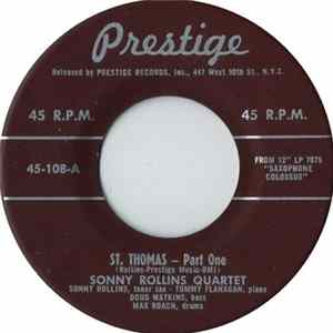 Sonny Rollins Quartet - St. Thomas FLAC