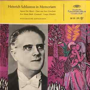 Heinrich Schlusnus - Heinrich Schlusnus In Memoriam FLAC