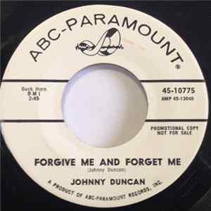 Johnny Duncan - Forgive Me And Forget Me FLAC
