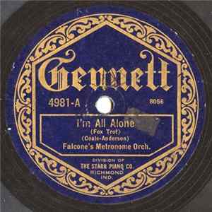 Falcone's Metronome Orch. / Joe Samuels And His Master Players - I'm All Alone / You Remind Me Of My Mother FLAC