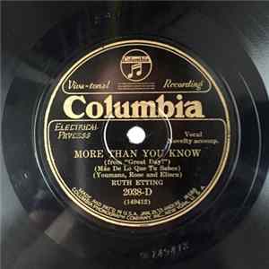 Ruth Etting - A Place To Call Home / More Than You Know FLAC