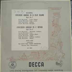 Handel / Boyd Neel Conducted The Boyd Neel String Orchestra Harpsichord Thurston Dart - Concerto Grosso In B Flat Major Op.6, No. 7 / Concerto Grosso In C Minor Op.6, No. 8 FLAC