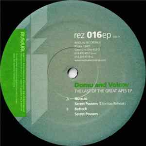 Domu And Volcov - The Last Of The Great Apes EP FLAC