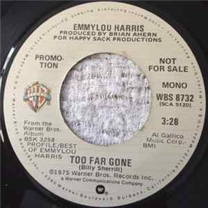 Emmylou Harris - Too Far Gone FLAC