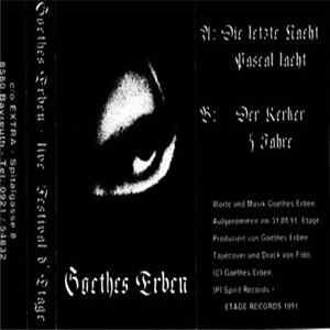 Goethes Erben - Live- Festival D´Etage FLAC