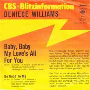 Deniece Williams - Baby, Baby, My Love's All For You FLAC