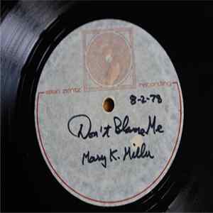 Mary K. Miller - Don't Blame Me FLAC