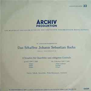 Johann Sebastian Bach - Gustav Scheck / Fritz Neumeyer - 2 Sonaten Für Querflöte Und Obligates Cembalo FLAC