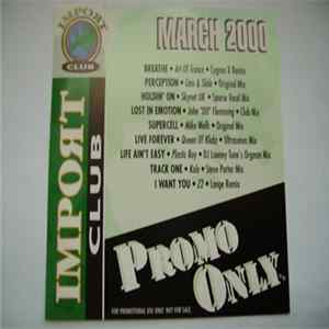 Various - Promo Only Import Club: March 2000 FLAC