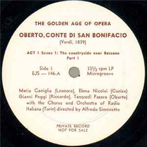Verdi, Alfredo Simonetto - Oberto, Conte Di San Bonifacio FLAC