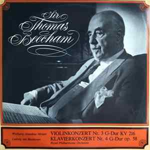 Sir Thomas Beecham And His Royal Philharmonic Orchestra - Violinkonzert Nr. 3 G-Dur KV 216 - Klavierkonzert Nr. 4 G-Dur Op. 58 FLAC