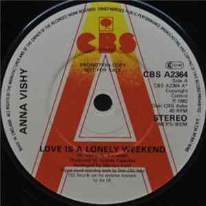 Anna Vishy - Love Is A Lonely Weekend / I'm Gonna Be A Fool For You FLAC