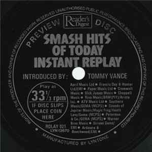 Tommy Vance - Smash Hits Of Today Instant Replay FLAC