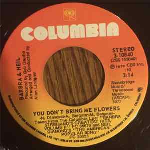Barbra & Neil - You Don't Bring Me Flowers FLAC