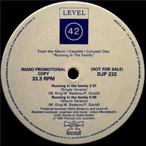 Level 42 - Running In The Family FLAC