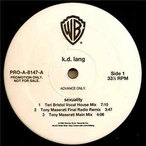 k.d. lang - Sexuality FLAC