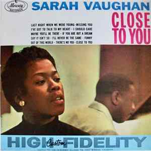 Sarah Vaughan - Close To You FLAC