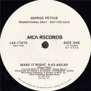Giorge Pettus - Make It Right FLAC