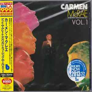 Carmen McRae - Carmen McRae At The Great American Music Hall Vol. 1 FLAC
