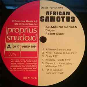 David Fanshawe - African Sanctus FLAC
