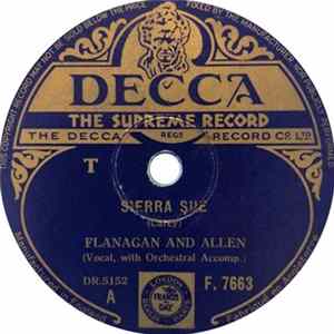 Flanagan And Allen - Sierra Sue / I'm Nobody's Baby FLAC