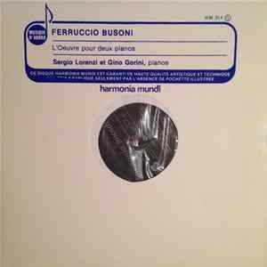 Ferruccio Busoni - L'Oeuvre Pour Deux Pianos FLAC