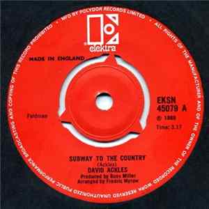 David Ackles - Subway To The Country FLAC
