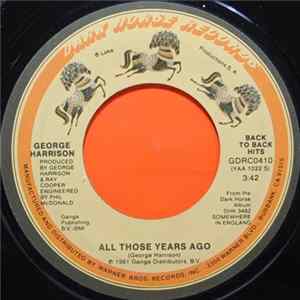George Harrison - All Those Years Ago / Teardrops FLAC