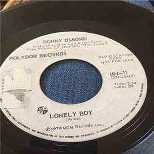 Donny Osmond - Lonely Boy FLAC
