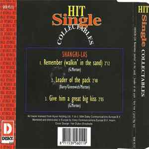 Shangri-Las - Remember (Walkin' In The Sand) - Leader Of The Pack - Give Him A Great Big Kiss FLAC