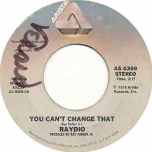 Raydio - You Can't Change That FLAC