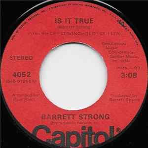 Barrett Strong - Is It True FLAC
