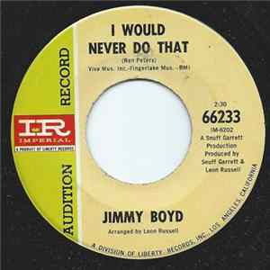 Jimmy Boyd - I Would Never Do That FLAC