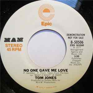Tom Jones - No One Gave Me Love FLAC