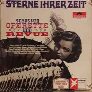 Various - Sterne Ihrer Zeit - Stars Von Operette Und Revue FLAC