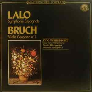 Lalo / Bruch / Zino Francescatti / New York Philharmonic / Dimitri Mitropoulos / Thomas Schippers - Symphonie Espagnole / Violin Concerto No 1 FLAC