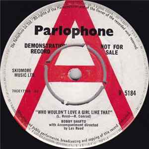 Bobby Shafto - Who Wouldn't Love A Girl Like That / I Remember FLAC