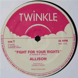 Allison / Rass Brass & Twinkle Riddim Section - Fight For Your Rights / Fight The Fight FLAC
