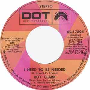 Roy Clark - I Need To Be Needed FLAC
