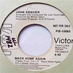 John Denver - Back Home Again / It's Up To You FLAC