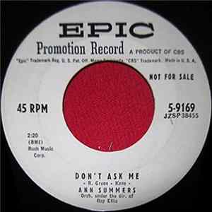 Ann Summers - Don't Ask Me / Tall And Twenty FLAC