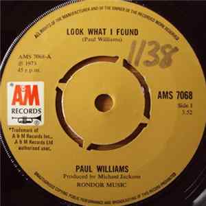 Paul Williams - Look What I Found FLAC