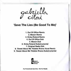 Gabriella Cilmi - Save The Lies (Be Good To Me) FLAC