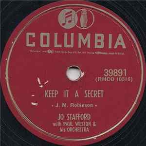 Jo Stafford - Keep It A Secret / Once To Every Heart FLAC