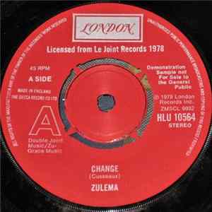 Zulema - Change / Hanging On To A Memory FLAC
