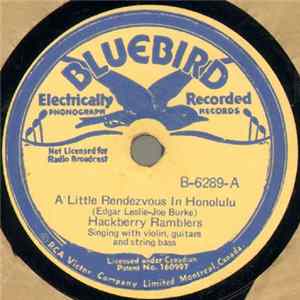 Hackberry Ramblers - A Little Rendezvous In Honolulu / Blue Eyes FLAC